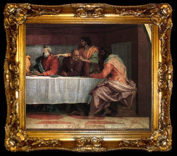 framed  Andrea del Sarto The Last Supper (detail) aas, ta009-2